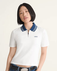 Priscilla Polo Shirt - Egret White