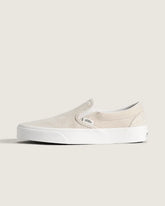 Classic Slip-On Shoe - Oatmeal Beige / White