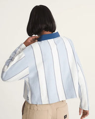 Becky Rugby Shirt - Soft Slate Blue