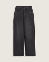Sirelle 5 Pocket Denim Puddle Pants - Black