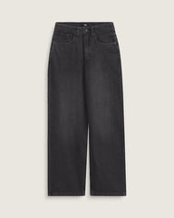 Sirelle 5 Pocket Denim Puddle Pants - Black