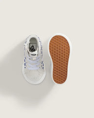 Toddler Sk8-Hi Side Zip Shoe - White / True Blue