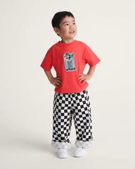 Little Kids Liam Elastic Waist Pants - Black / White