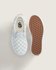 Little Kids Classic Slip-On Checkerboard Shoe - Checkerboard Dawn Mist Blue