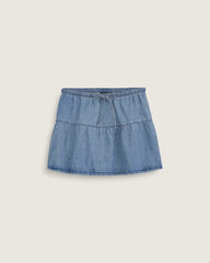 Francesca Denim Mini Skirt - Stonewash Blue