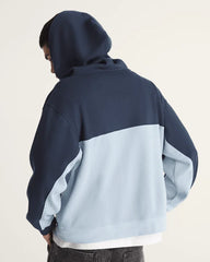 Vans X Rowan Quarter Zip Hoodie - Parisian Night Blue / Soft Slate Blue
