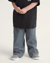 Little Kids Drill Chore Loose Stripe Pants - Indigo