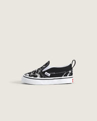 Toddler Classic Slip-On V Shoe - Glow-in-the-Dark / Black