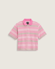 Swing Knit Polo Shirt - Fizz Pink