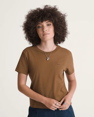 Salton Crew T-Shirt - Dachshund Brown