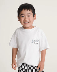 Little Kids Surfing Til Extinction T-Shirt - White