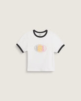 Kids Trademarked Ringer T-Shirt - White