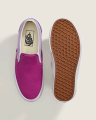 Classic Slip-On Shoe - Color Block Purple / Blues