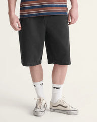 Authentic Chino Baggy Short - Charcoal Grey