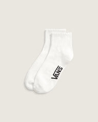 Scallop Quarter Crew Socks - Egret White