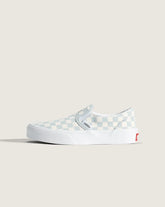 Little Kids Classic Slip-On Checkerboard Shoe - Checkerboard Dawn Mist Blue
