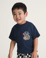 Little Kids Hangry Croc T-Shirt - Dress Blues