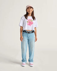 Kids Sirelle Denim Puddle Pants - Light Stonewash Blue