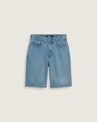 Kids Check-5 Baggy Denim Shorts - Stonewash Blue