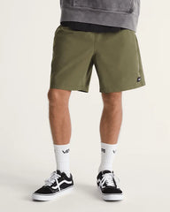 Range Relaxed Sport Shorts - Mossy Olive Green