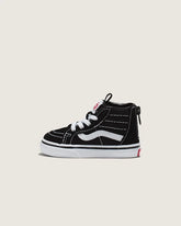 Toddler Sk8-Hi Zip Shoe - Black / White
