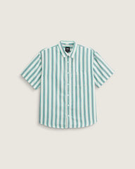 Lawson Stripe Shirt - White / Vivid Verdant Green