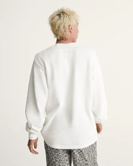 Navigate Long Sleeve Thermal Shirt - Egret White