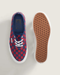 Premium Authentic Checkerboard Shoe - Checkerboard Red / Blue