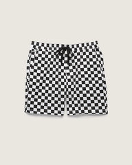 Range Relaxed Elastic Shorts - Checkerboard Black