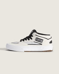 Skate Half Cab Wafflecup Shoe - White / Black