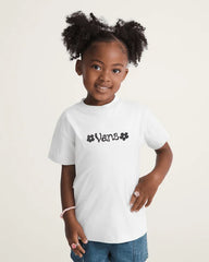 Little Kids Cozy Vibes Only T-Shirt - White