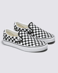 Customs Classic Slip-On Checkerboard Wide Shoe - Customs