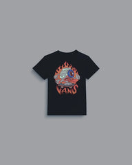 Little Kids Eye Skate Glow In The Dark T-Shirt - Glow-in-the-Dark / Black
