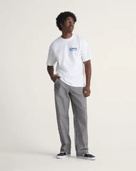 Chore Loose Stripe Denim Pants - Black / White