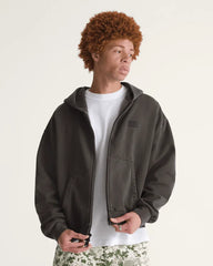 Premium Zip Hoodie - Faded Black