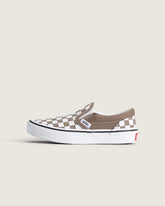 Little Kids Classic Slip-On Checkerboard Shoe - Checkerboard Walnut Brown