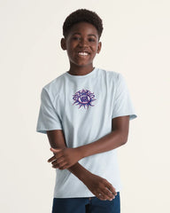 Kids Torched Logo T-Shirt - Dawn Mist Blue