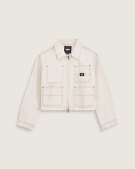 Emily Boxy Work Wear Jacket - Natural Seed