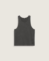 Premium Waffle Tank Top - Faded Black