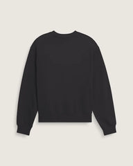 Stretch Logo Crew Sweatshirt - Black / White