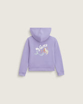 Little Kids Mermaid Zip Hoodie - Soft Orchid Purple