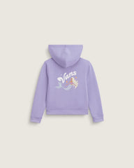 Little Kids Mermaid Zip Hoodie - Soft Orchid Purple