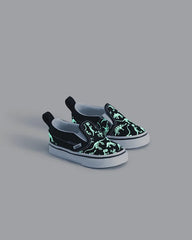 Toddler Classic Slip-On V Shoe - Glow-in-the-Dark / Black