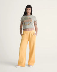 Salton Washed Straight Fleece Pants - Spicy Mustard Yellow