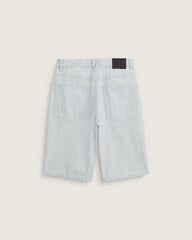 Check-5 Baggy Denim Shorts - Ice Stripe Blue
