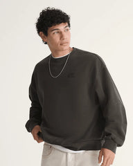 Premium Crewneck Sweatshirts - Faded Black