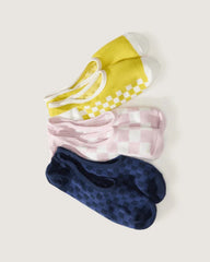 Vans Check Canoodle Socks - Dusty Gold
