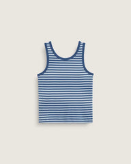 Kids Lilly Stripe Tank - True Navy Blue