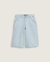 Check-5 Mid Rise XL Shorts - Ice Blue