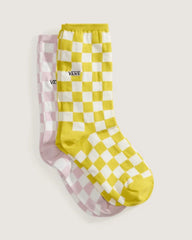 Kids Ticker Crew Socks - Dusty Gold